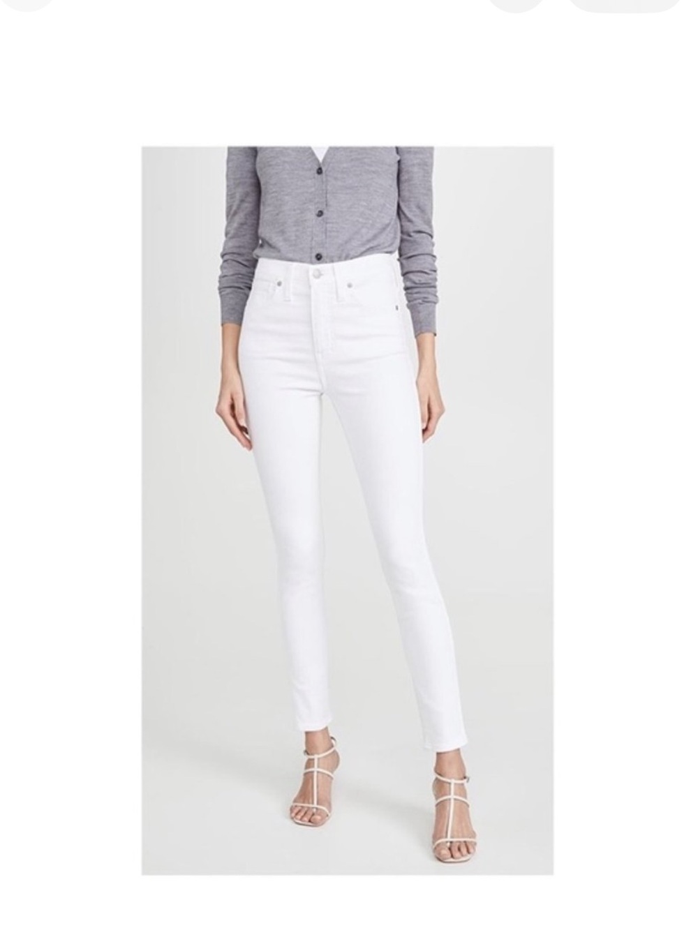 Madewell High-Rise White Skinny Women's Jeans